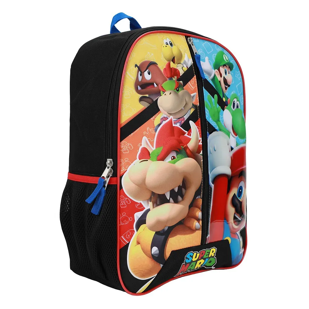 Super Mario 16 Inch Deluxe Backpack