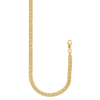 10kt Gold Plated Double Gourmet Chain