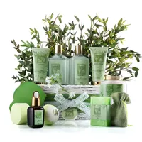 Tea Tree Bath Set - Luxury Aromatherapy Home Spa With Calming Mint Fragrance – 15 Pc