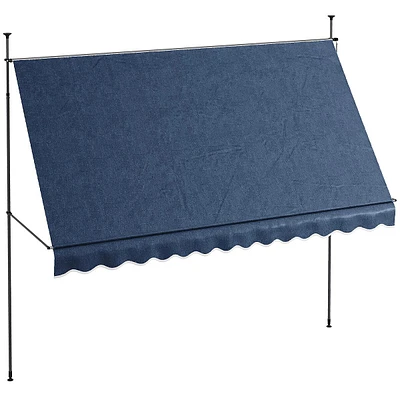 11.5' X 4' Freestanding Retractable Awning