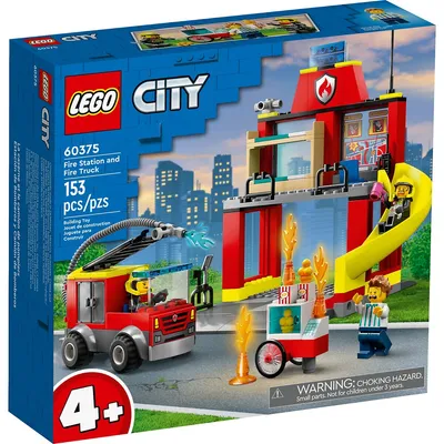 City: Fire Station And Fire Truck