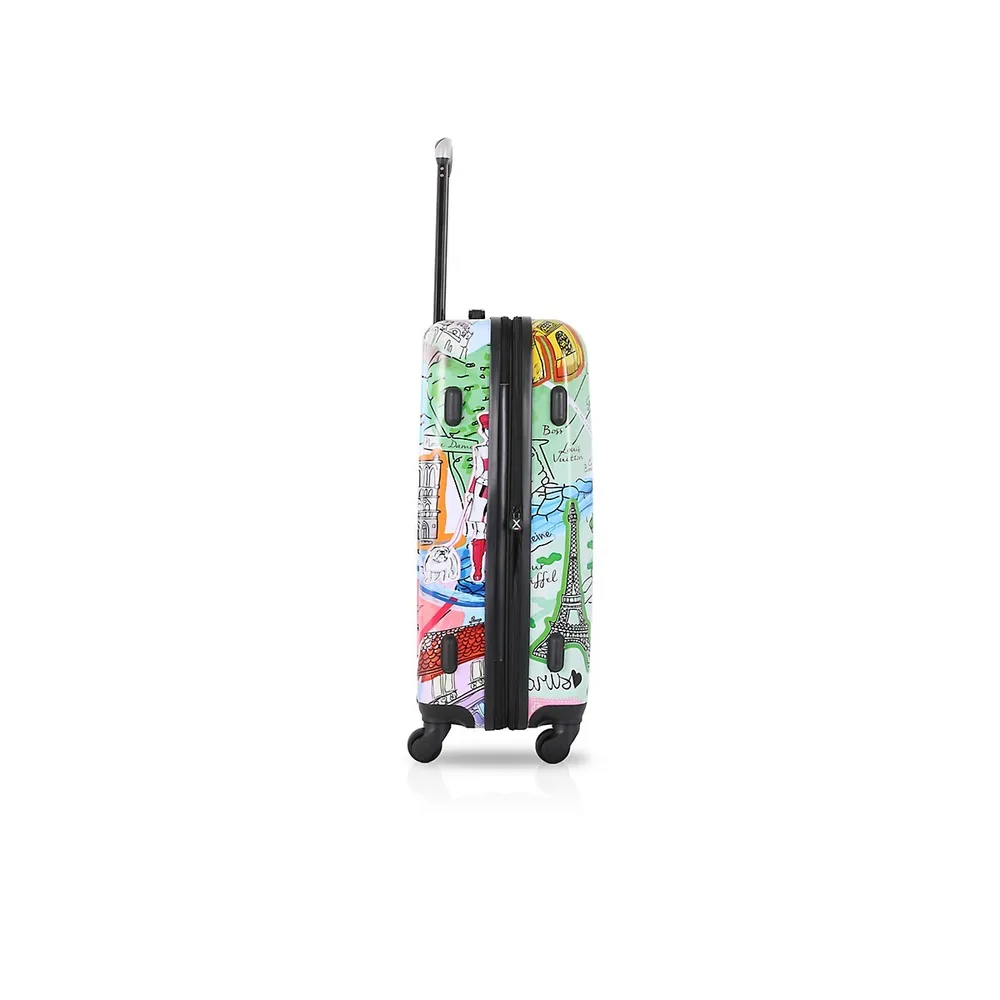 TUCCI Italy J’aime Paris (20", 24", 28") 3 PC Luggage Suitcase Set