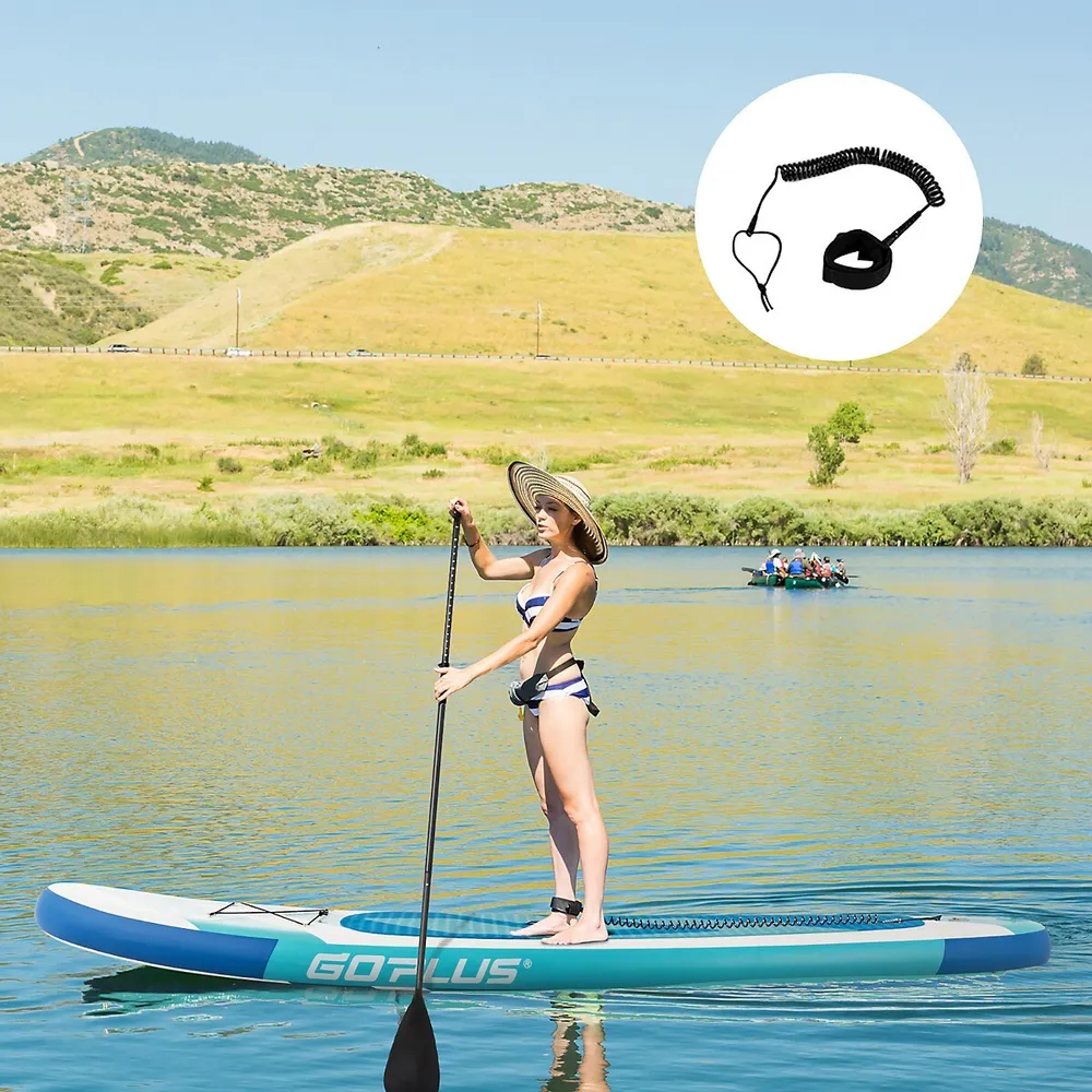 Goplus 11ft Inflatable Stand Up Paddle Board 6'' Thick W/ Aluminum Paddle Leash Backpack