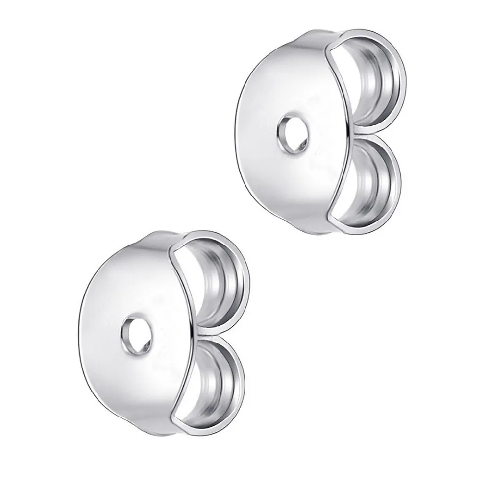 Sterling Silver 2 Pairs Drop And Stud Earrings