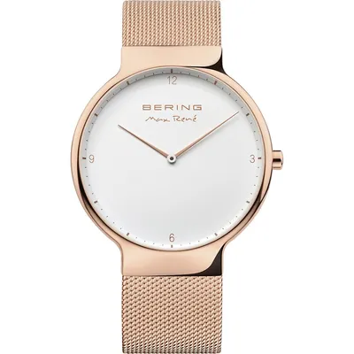 Ladies Max René Stainless Steel Watch In Rose Gold/rose Gold