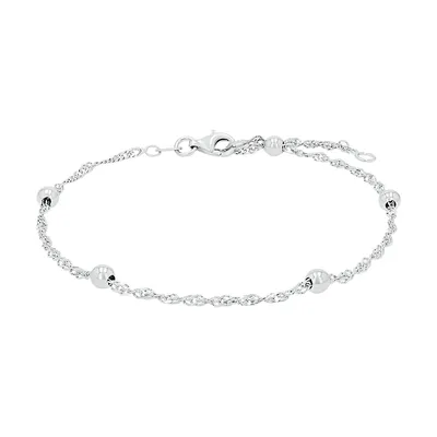 Anklet For Women, Silver 925