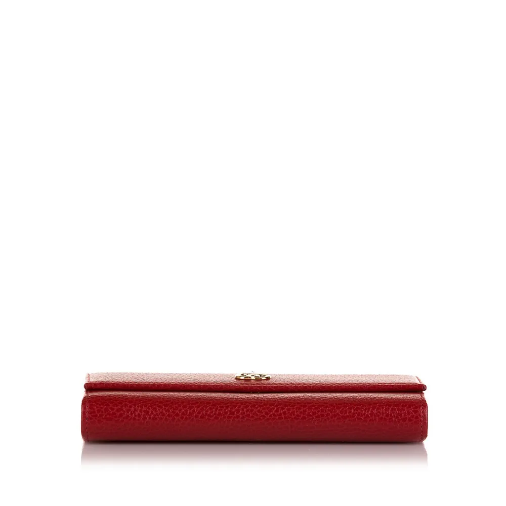 GG Marmont leather continental wallet