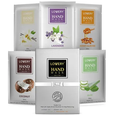 Deep Conditioning Hand Mask With Vitamine E, Shea Butter & Jojoba Oil - 5 Pk