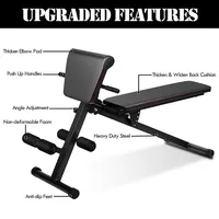 Adjustable Weight Bench Strength Workout Full Body Exercise