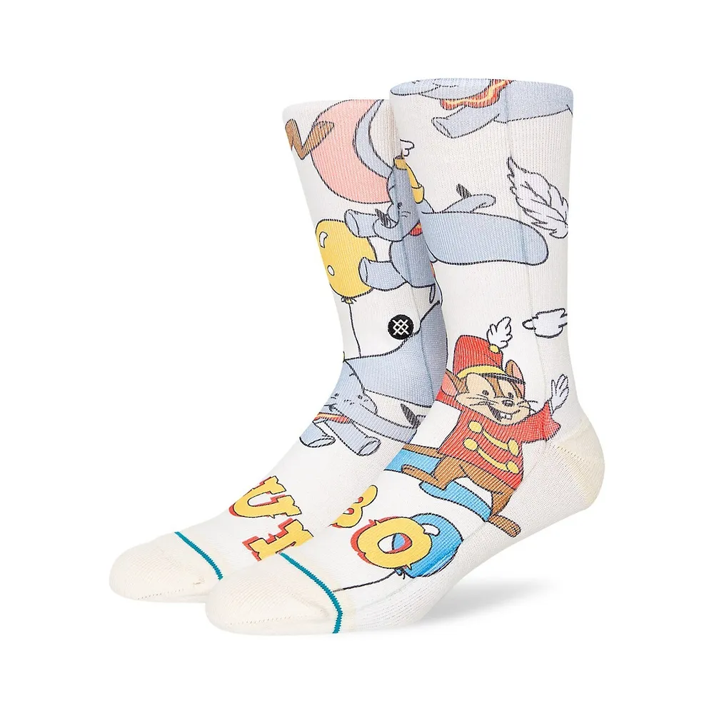Chaussettes mi-mollet Stance x Disney Dumbo By Travis pour homme