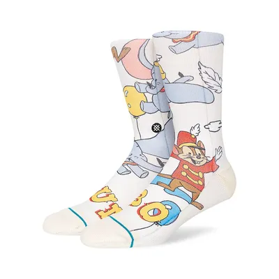 Chaussettes mi-mollet Stance x Disney Dumbo By Travis pour homme