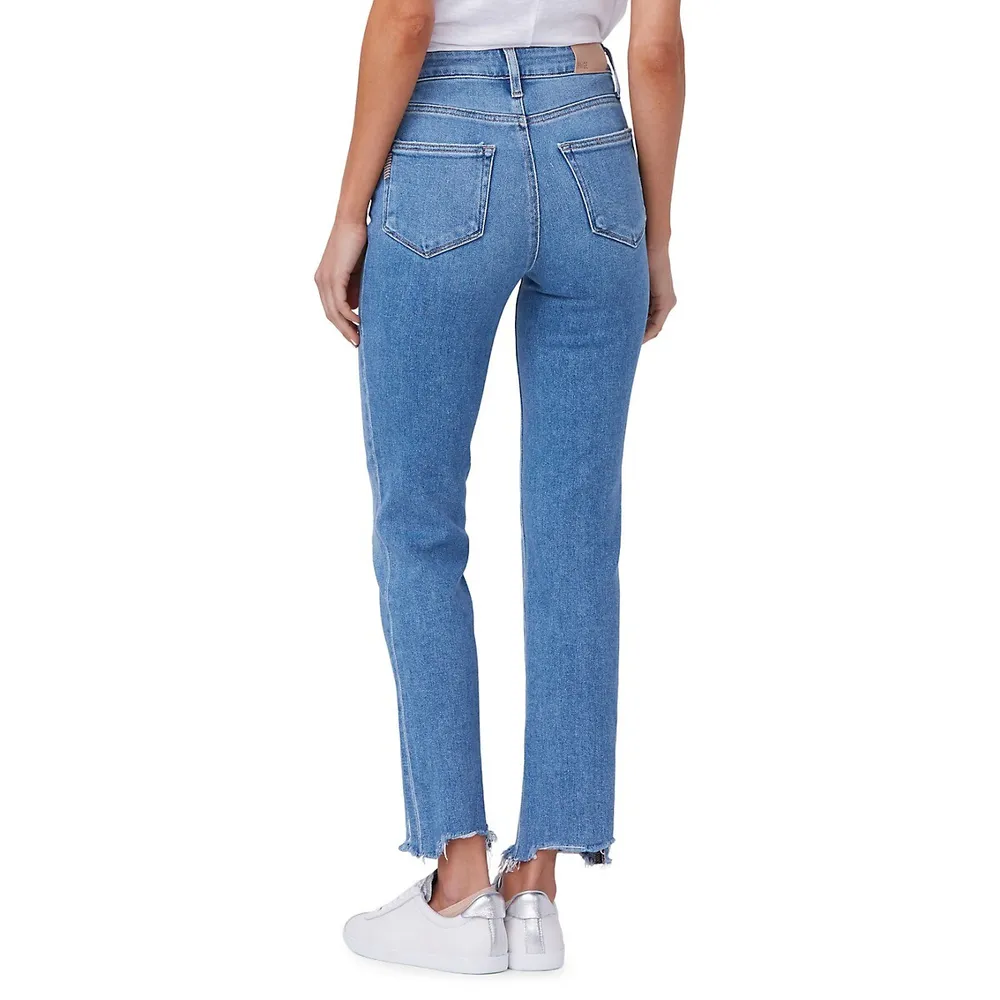 High-Waist Straight Jeans