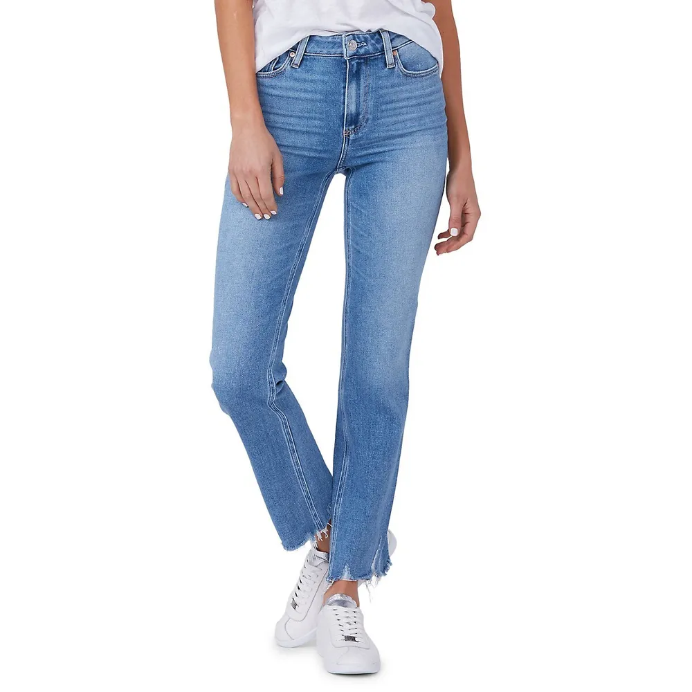 High-Waist Straight Jeans