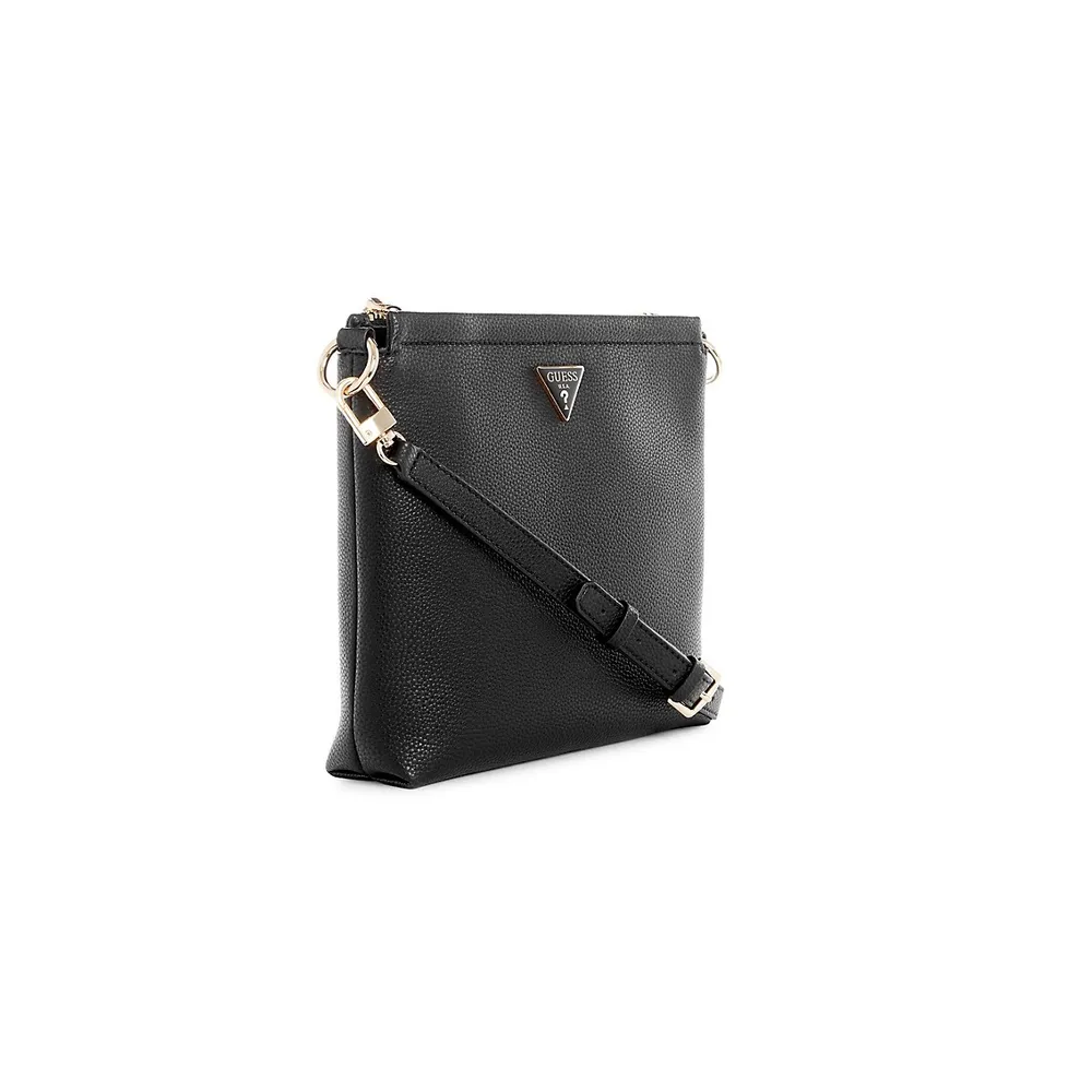 Emiliya Double-Zip Crossbody Bag