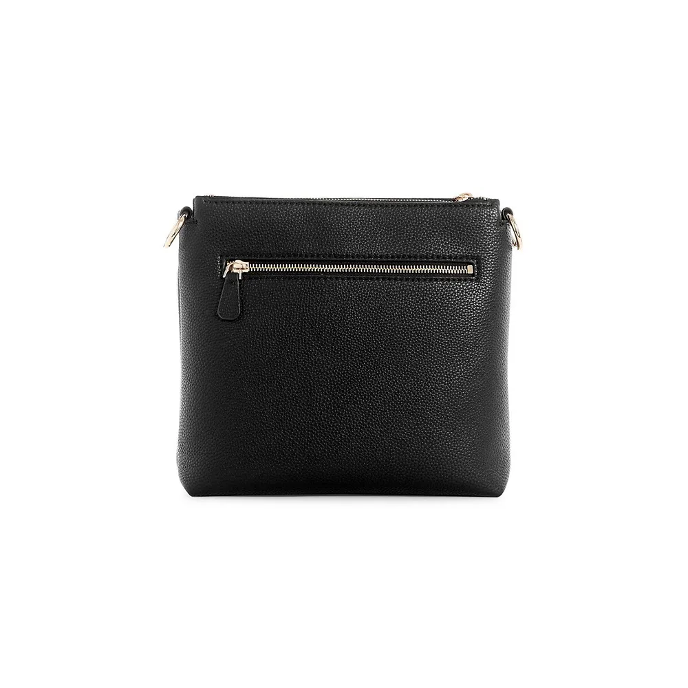 Emiliya Double-Zip Crossbody Bag