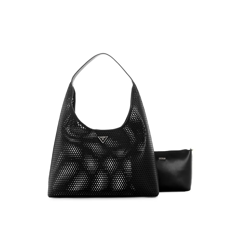 Guess Natalya Mini Hobo, Black