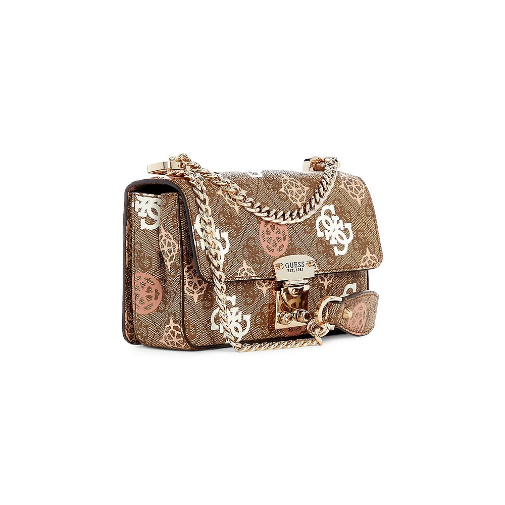 Mini Eliette Logo-Print Convertible Crossbody Bag