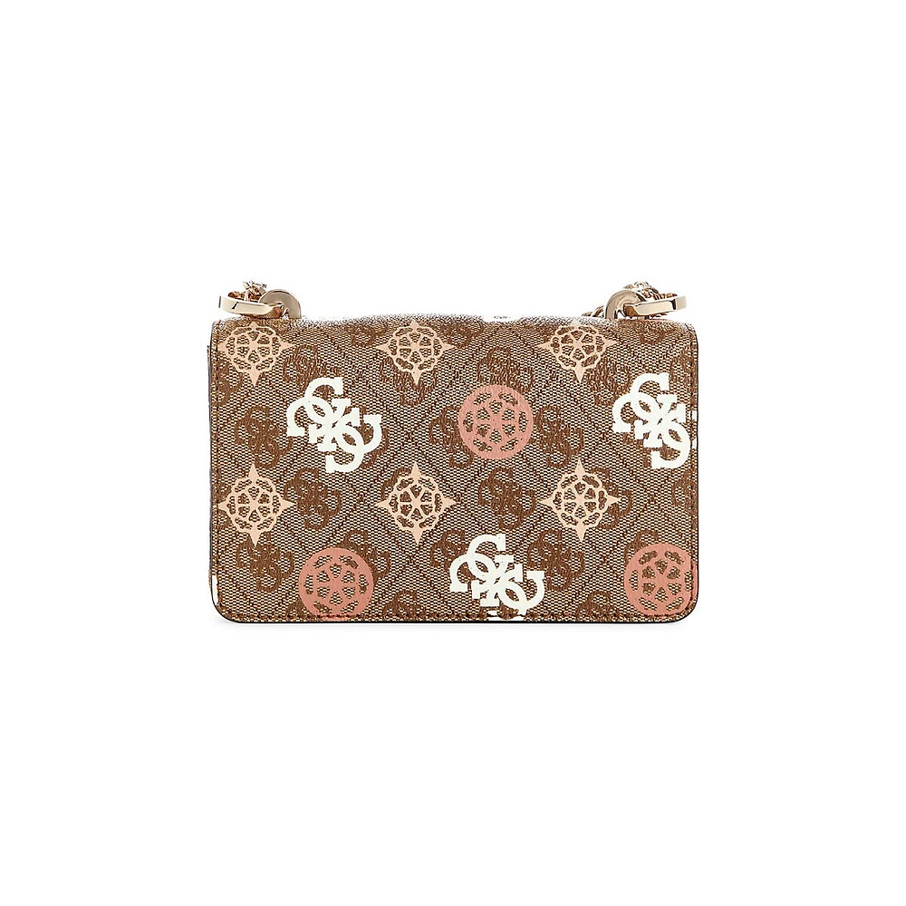 Mini Eliette Logo-Print Convertible Crossbody Bag