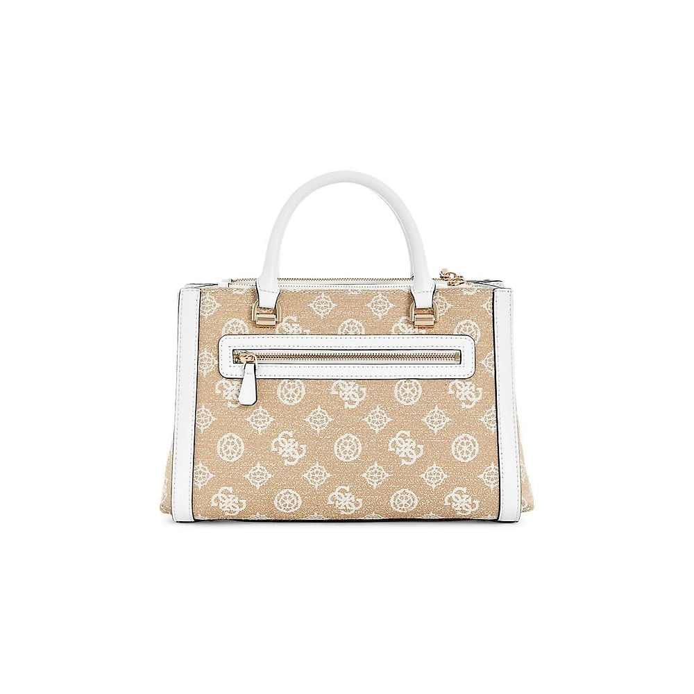 Loralee Peony Jacquard Status Satchel