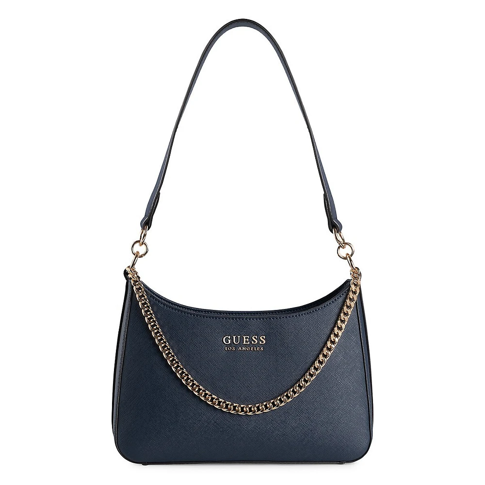 Meeko Medium Top-Zip Shoulder Bag