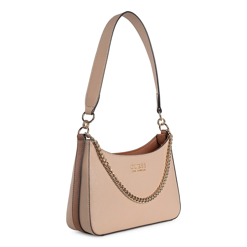 Meeko Medium Top-Zip Shoulder Bag