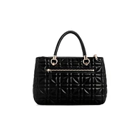 High Society Quilted Satchel