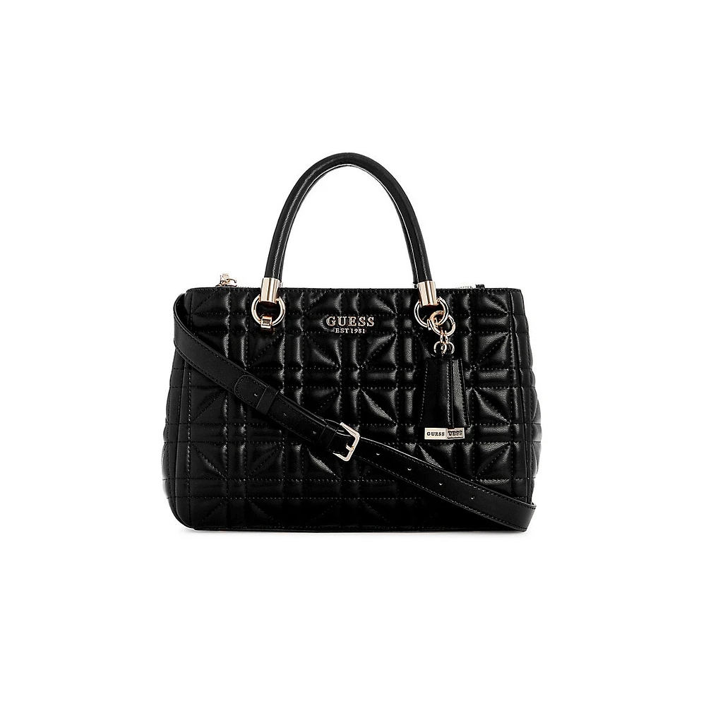 High Society Quilted Satchel