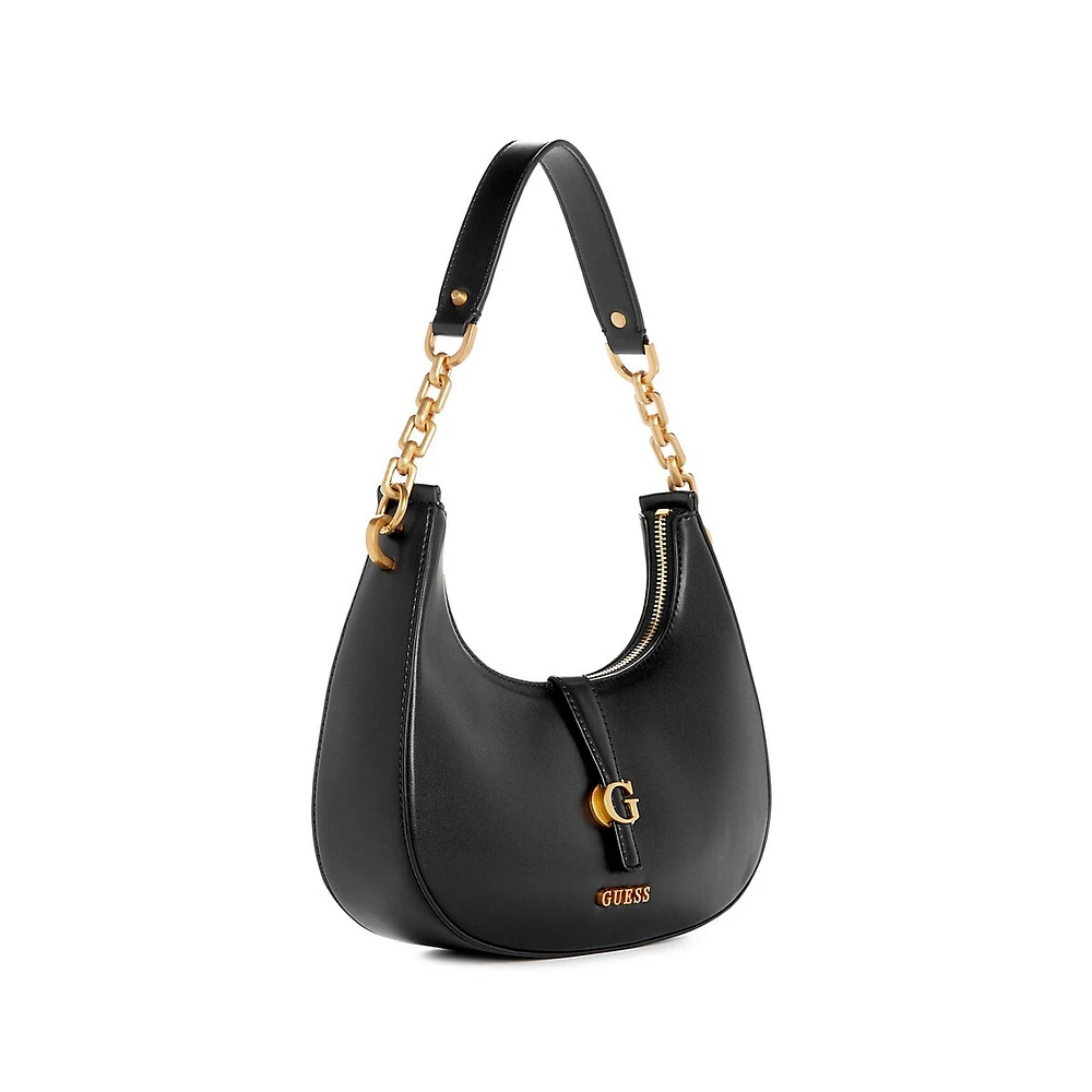 Kuba Top-Zip Shoulder Bag