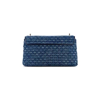 Majka Denim Flap Crossbody Bag