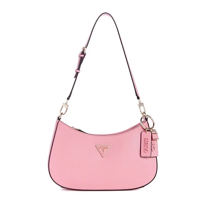 Small Top-Zip Shoulder Bag