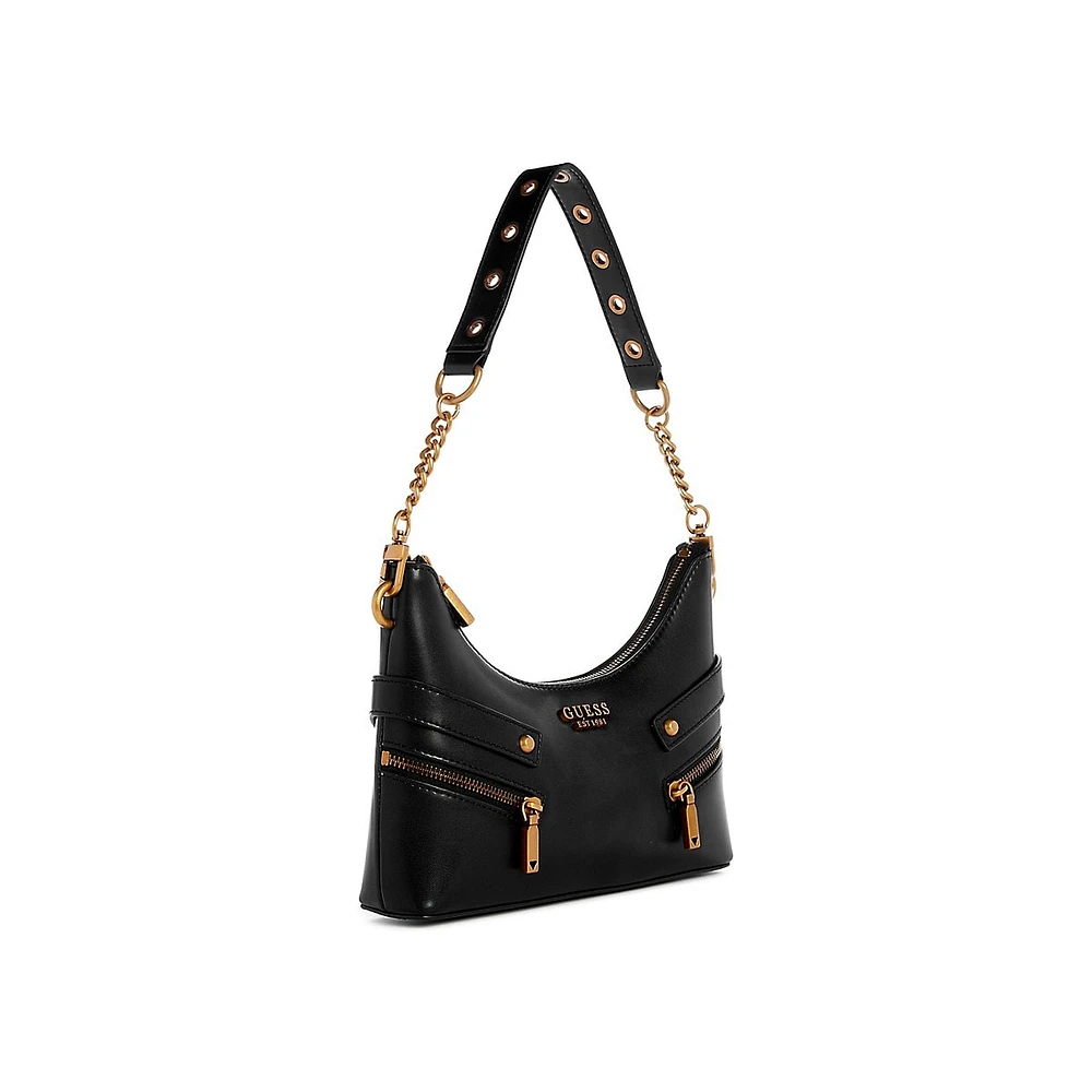 Trissa Top-Zip Shoulder Bag