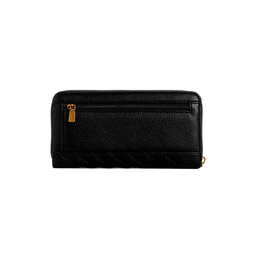 Sela Large Zip-Around Wallet