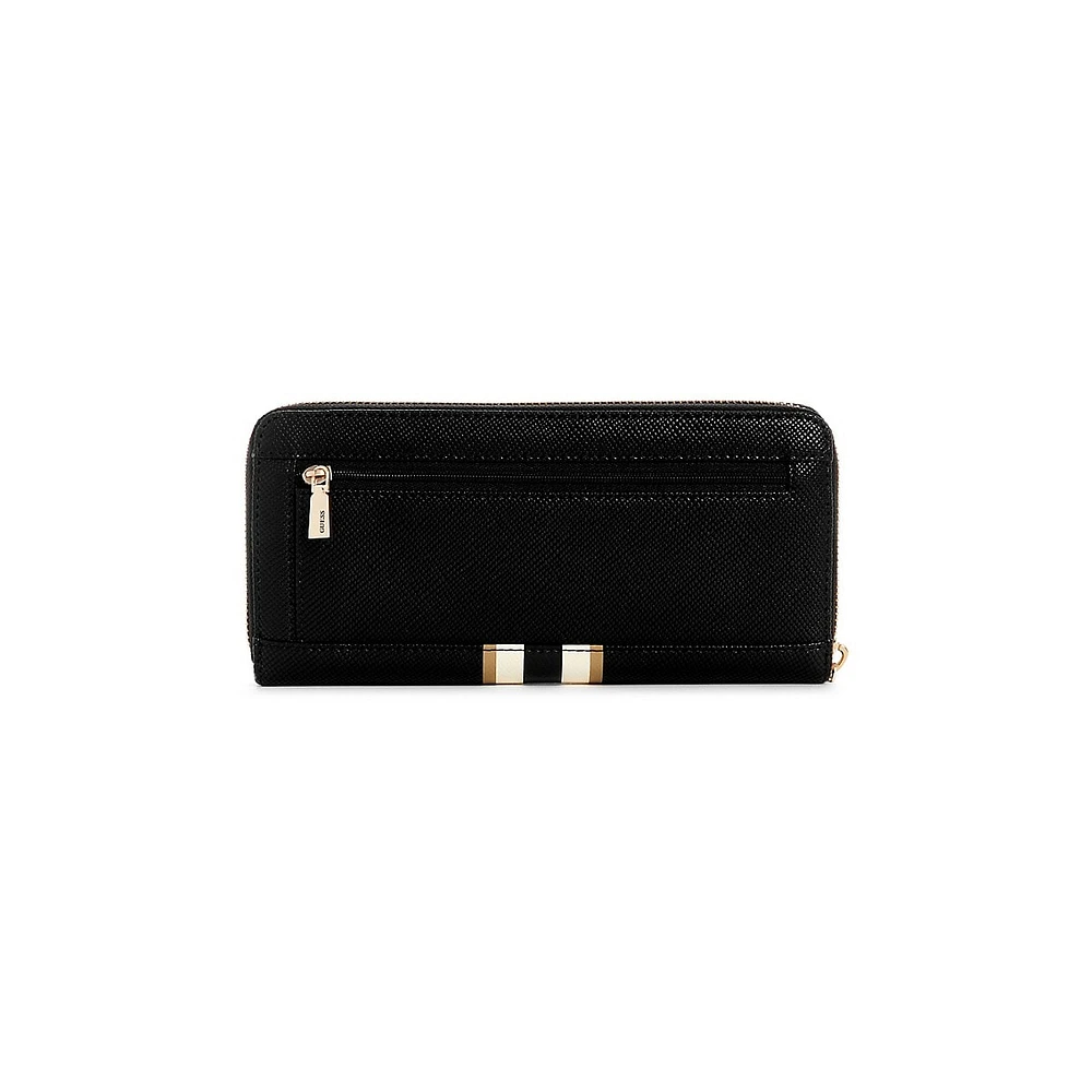 Noelle Laurel Large Zip-Around Wallet