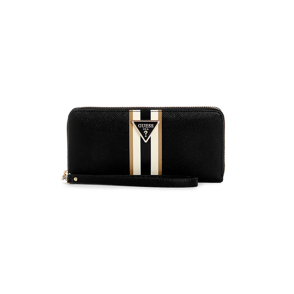 Noelle Laurel Large Zip-Around Wallet