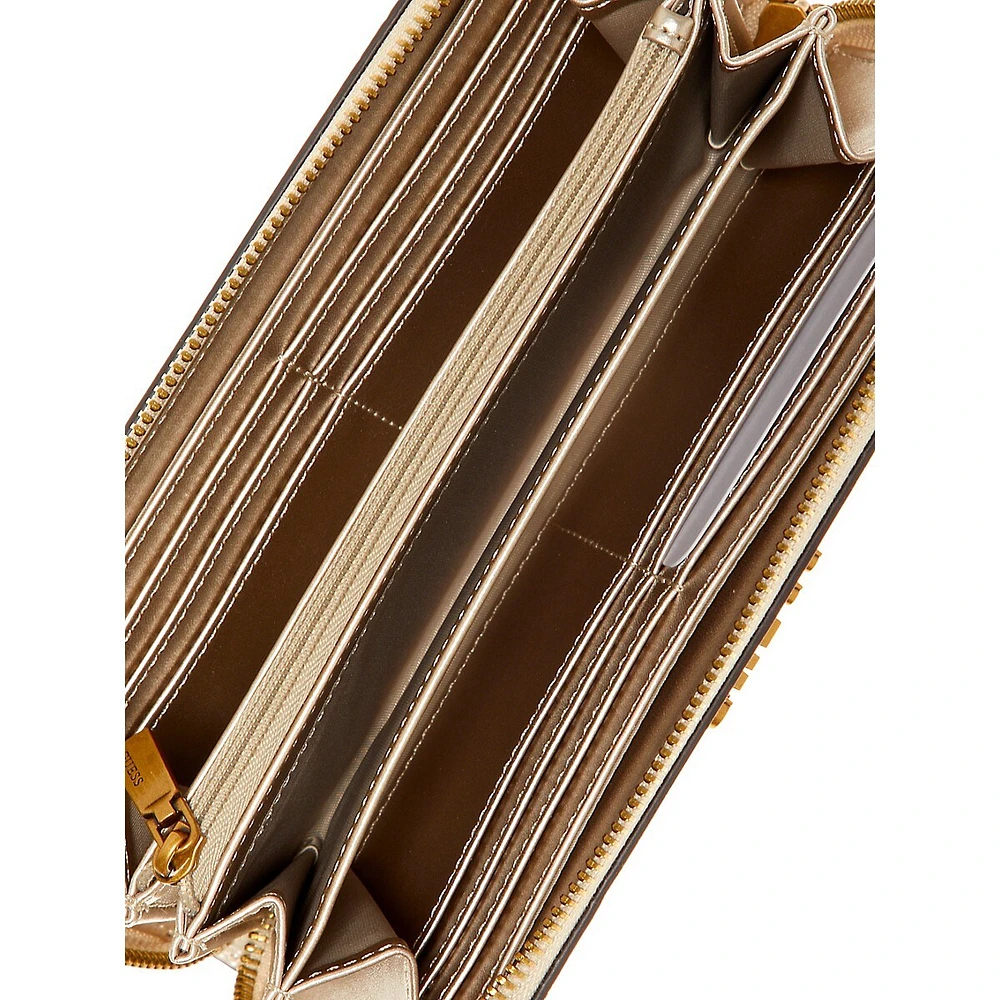 Glimmer Large Zip-Around Wallet