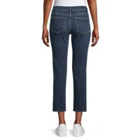 High-Rise Straight Crop Jeans