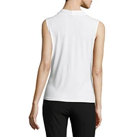 V-Neck Drape Sleeveless Top