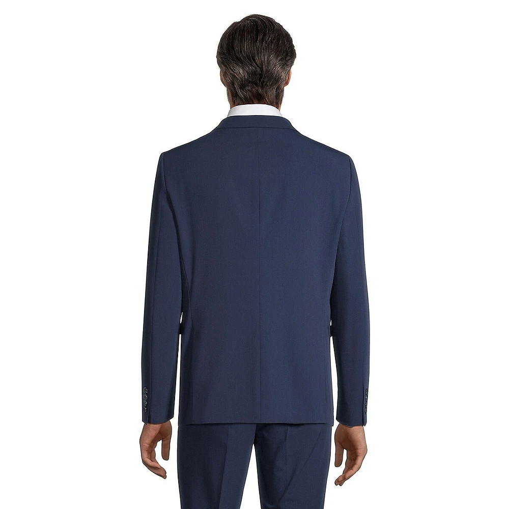 Regular-Fit Stretch-Knit Suit Jacket