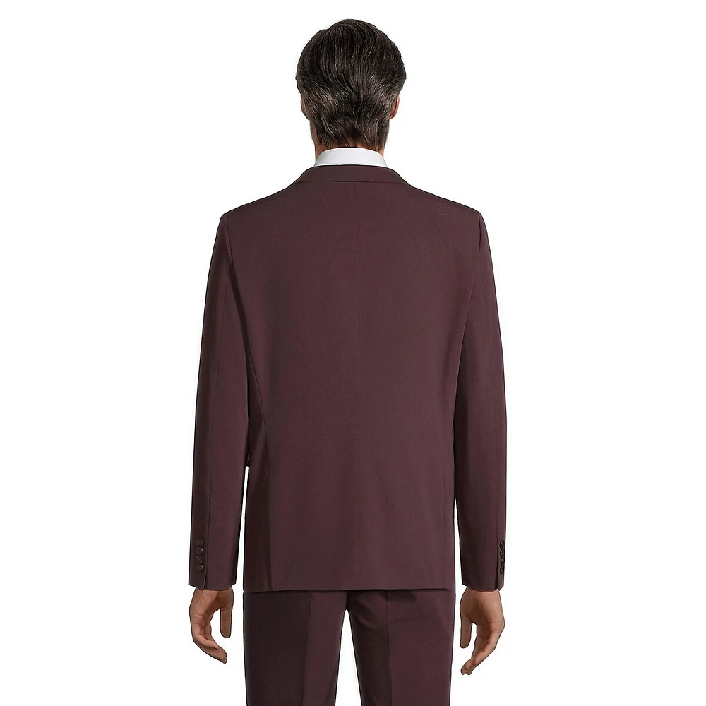 Slim-Fit Stretch-Fabric Suit Jacket