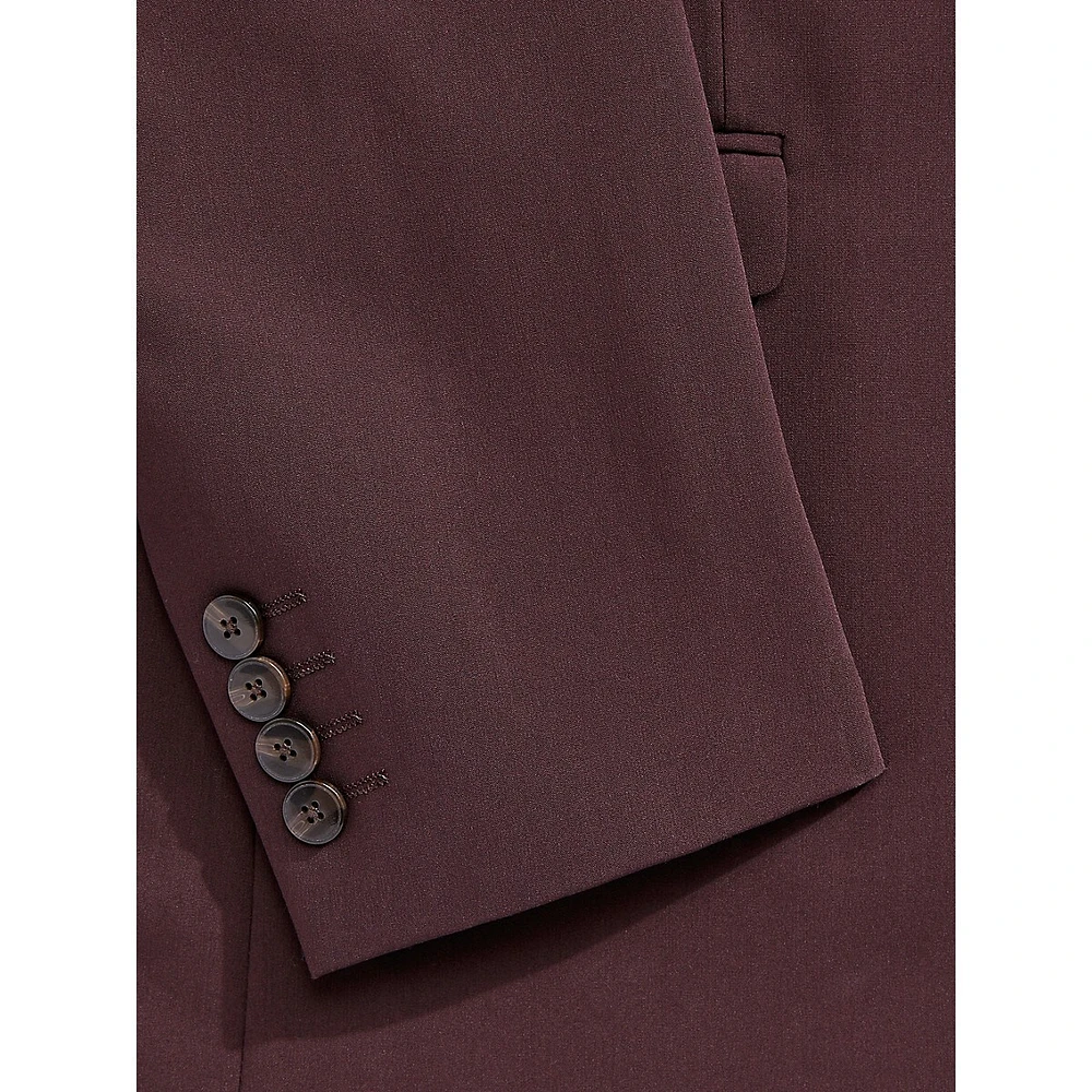 Slim-Fit Stretch-Fabric Suit Jacket