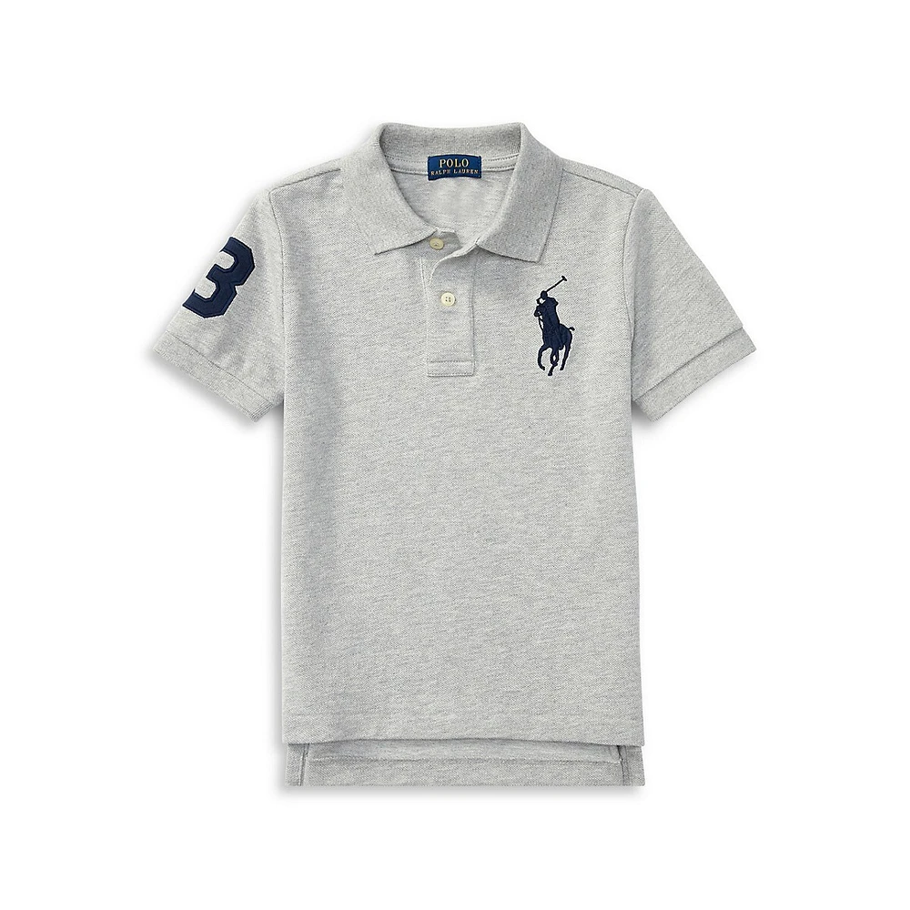Boy's Iconic Mesh Polo Shirt