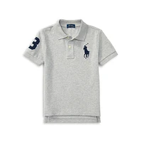 Boy's Cotton Mesh Polo Shirt