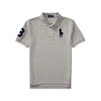 Boy's Cotton Mesh Polo Shirt