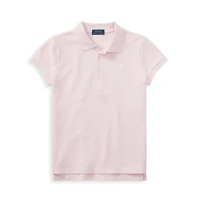 Girl's Stretch Cotton Polo Shirt