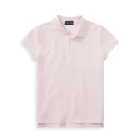 Girl's Stretch Cotton Polo Shirt