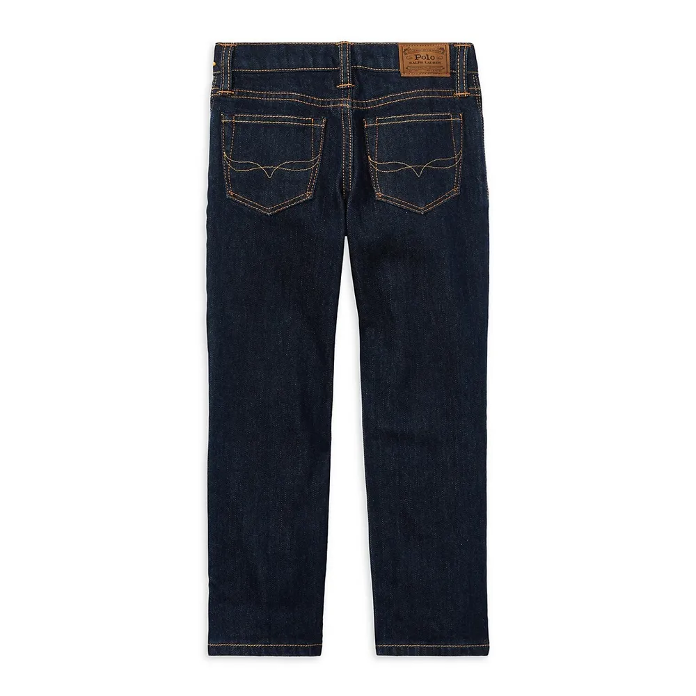 Little Boy's Straight-Leg Stretch Jeans