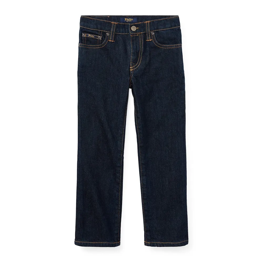 Little Boy's Straight-Leg Stretch Jeans