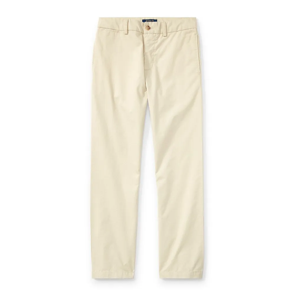 Boy's Slim-Fit Cotton Chinos