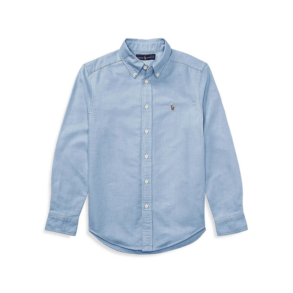 Boy's Cotton Oxford Sport Shirt