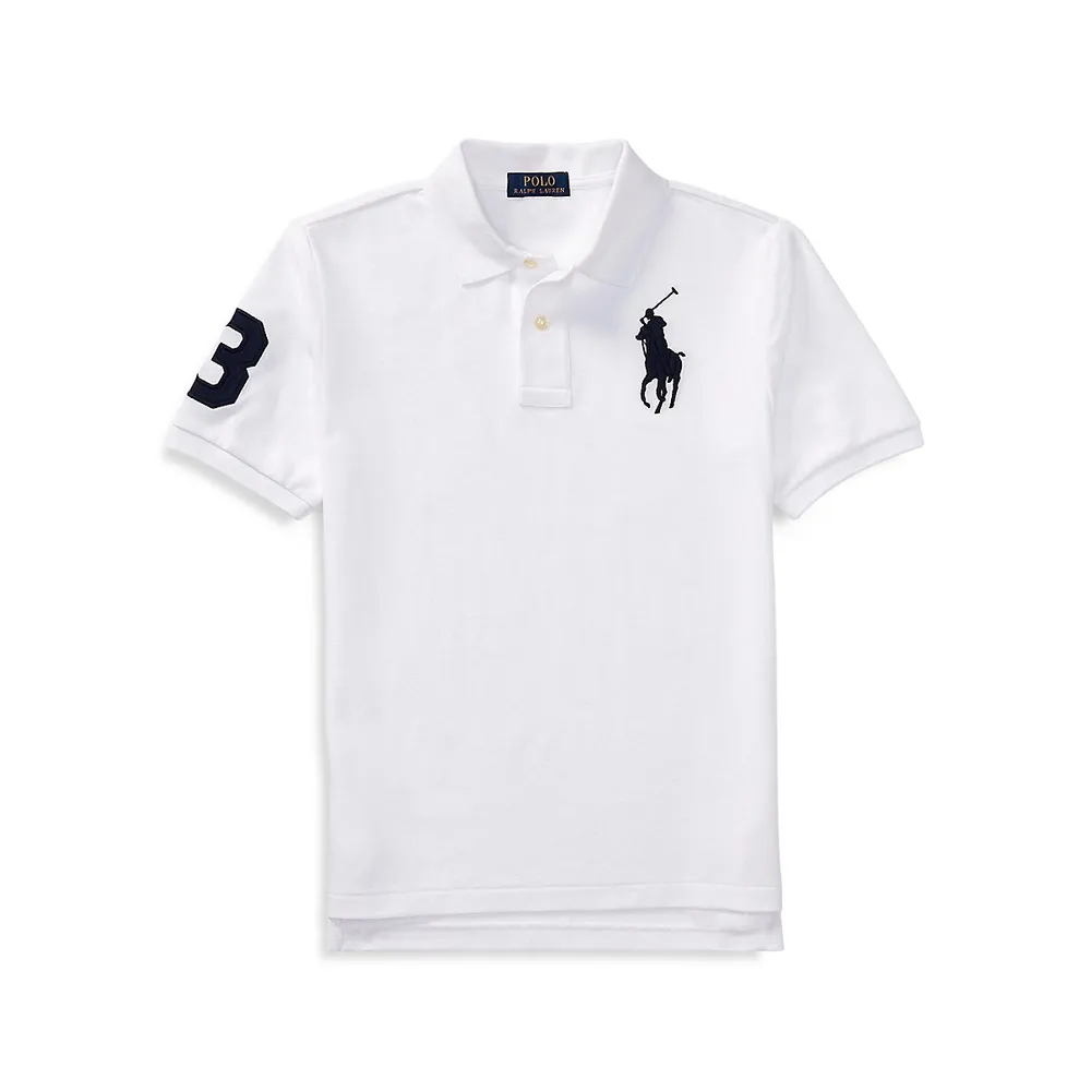 Boy's Iconic Mesh Polo Shirt